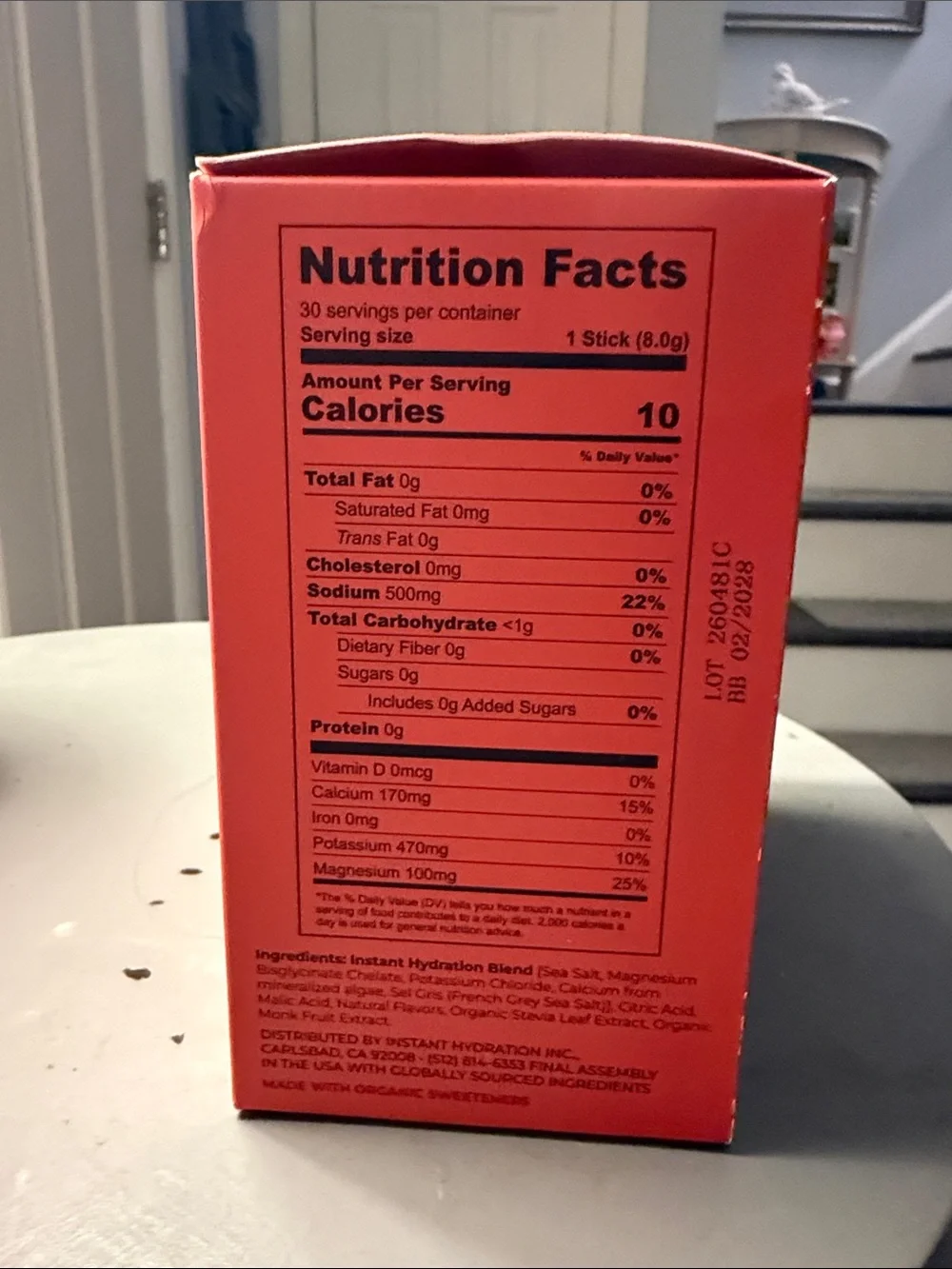Hydration Raspberry Electrolyte Drink Mix - Raspberry - Picture 4 of 6